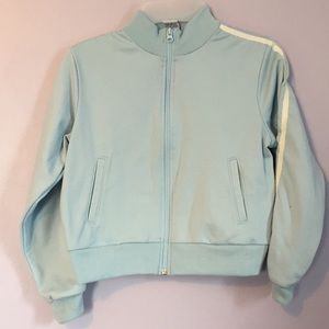 Old navy girls light blue track jacket size 12